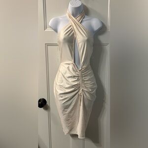 Fashion Nova I’ll Be Yours Midi Dress - white small